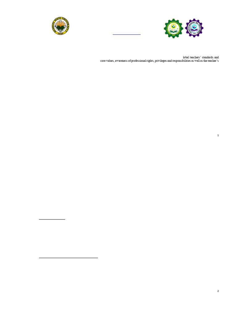 FTC 110 - Syllabus | PDF