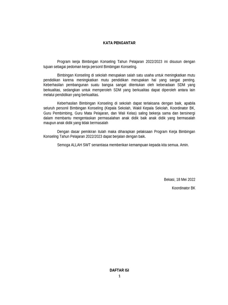 Proker BK Xii 22-23 | PDF