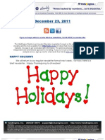 ValuEngine Weekly Newsletter December 23, 2011