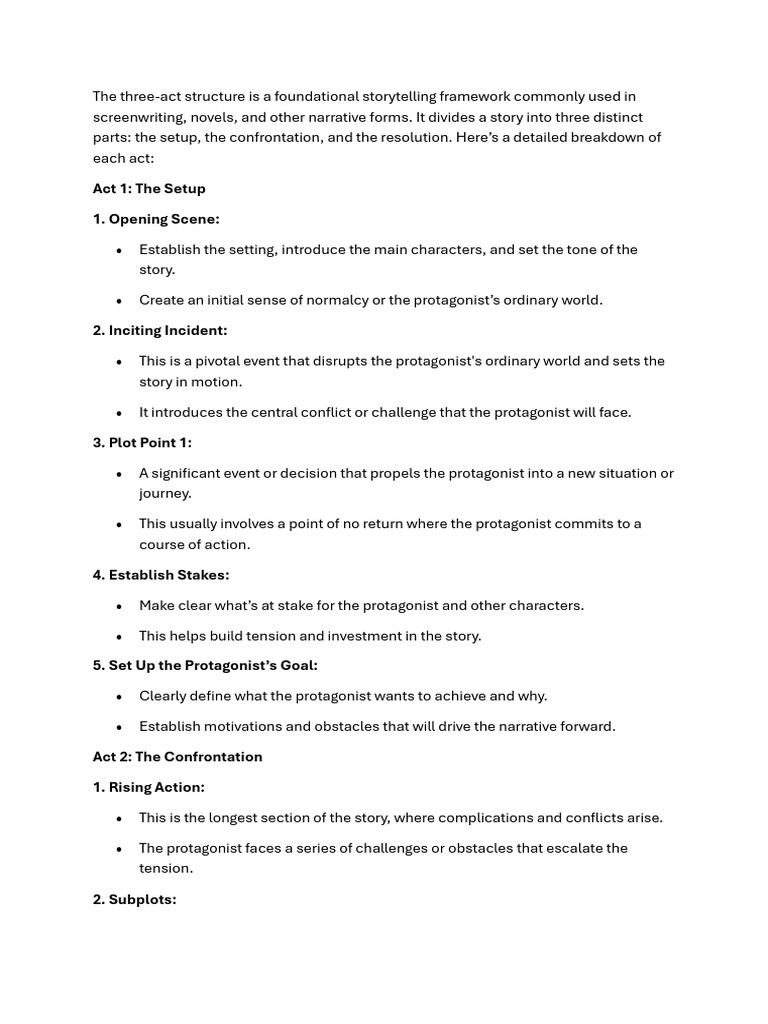Three Act Structure Polar Express