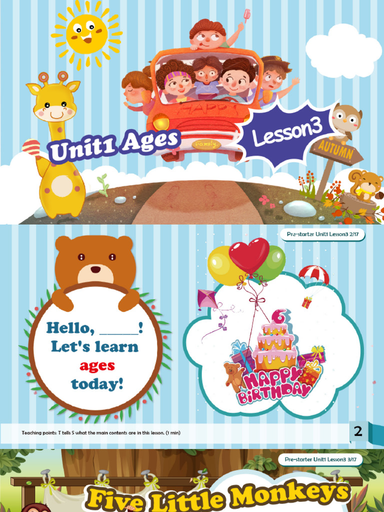 Pre Starter-Unit1 Lesson3 Numbers | PDF