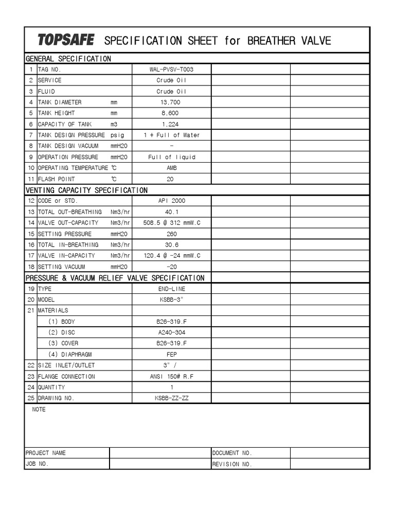 Specification - KSBB - CV. TEGALREJO - 20240823 | PDF