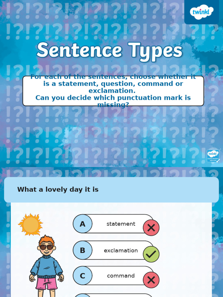 Types of SEntences | PDF