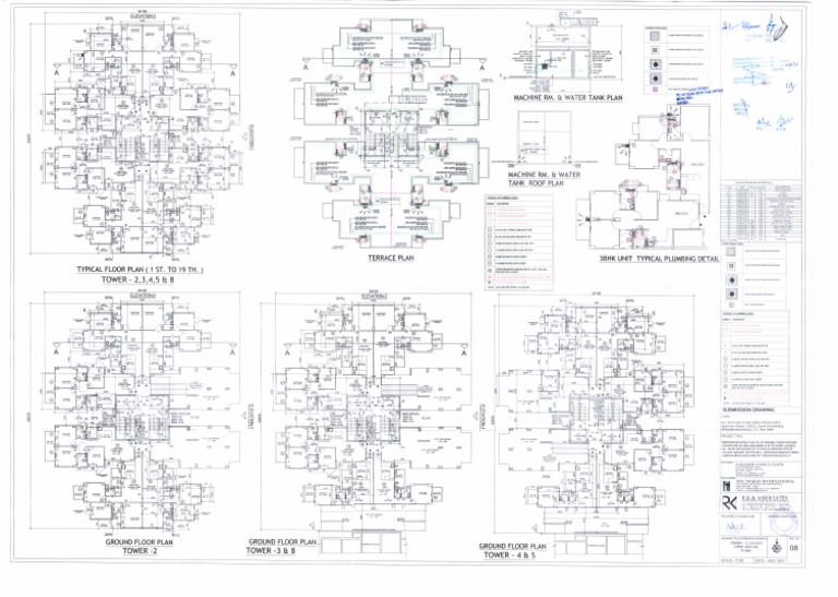 Tower-2,3,4,5 & 8 - Plans | PDF