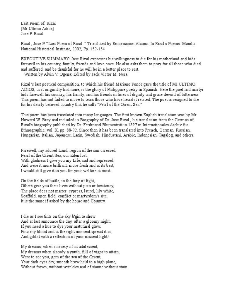 Jose rizal biography summary picture