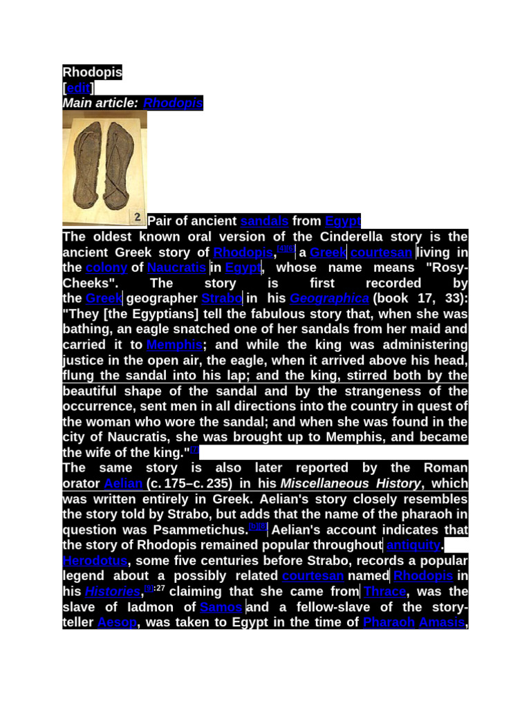 Rhodopis: Main Article | PDF