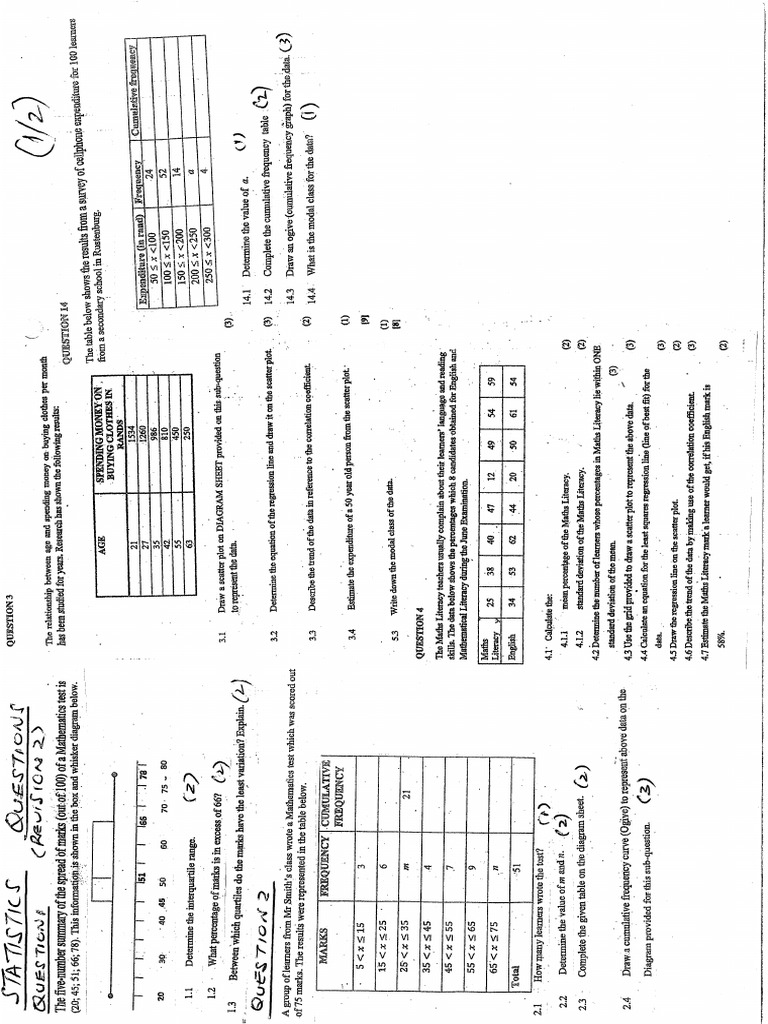 GR 12 Stats Questions-16082024134551 | PDF