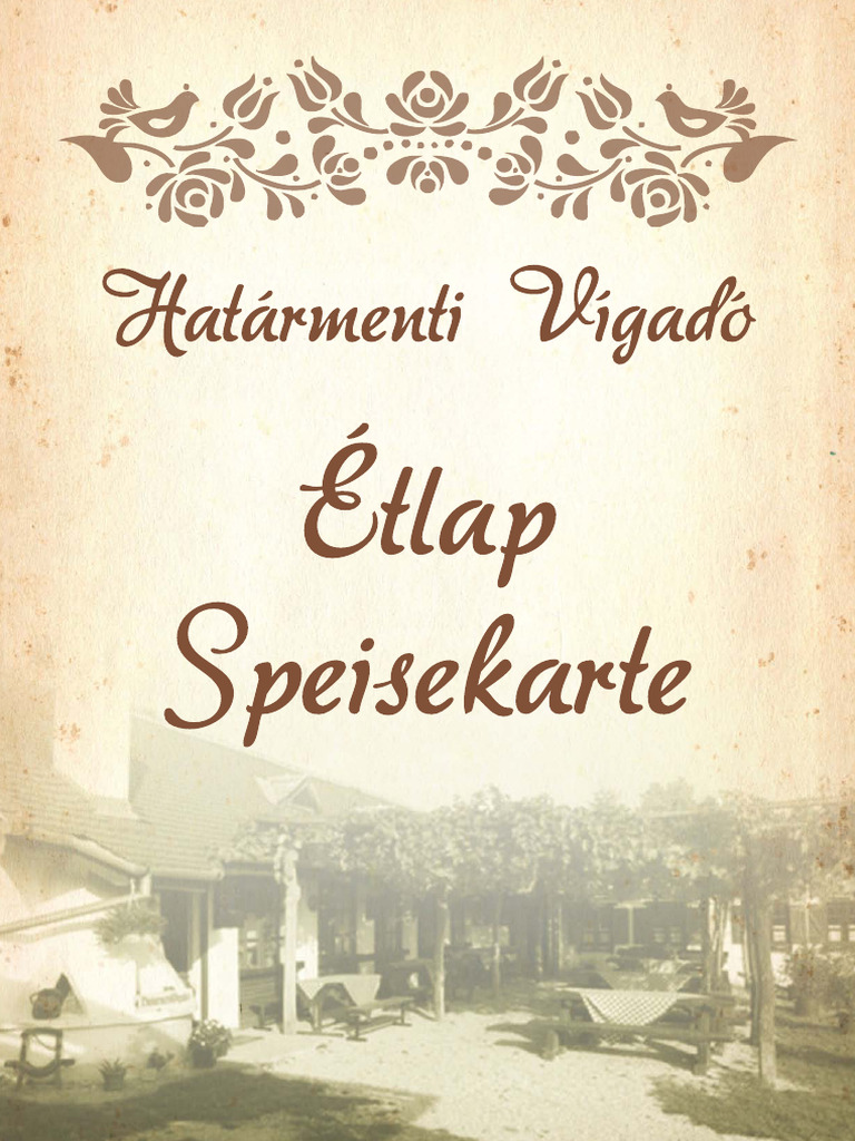 Etlap 2024 | PDF