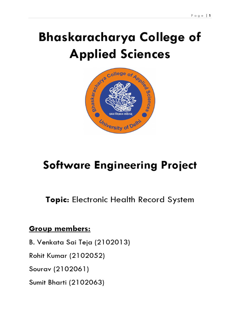 Electronic Health Record System Overview | PDF | Electronic Health ...
