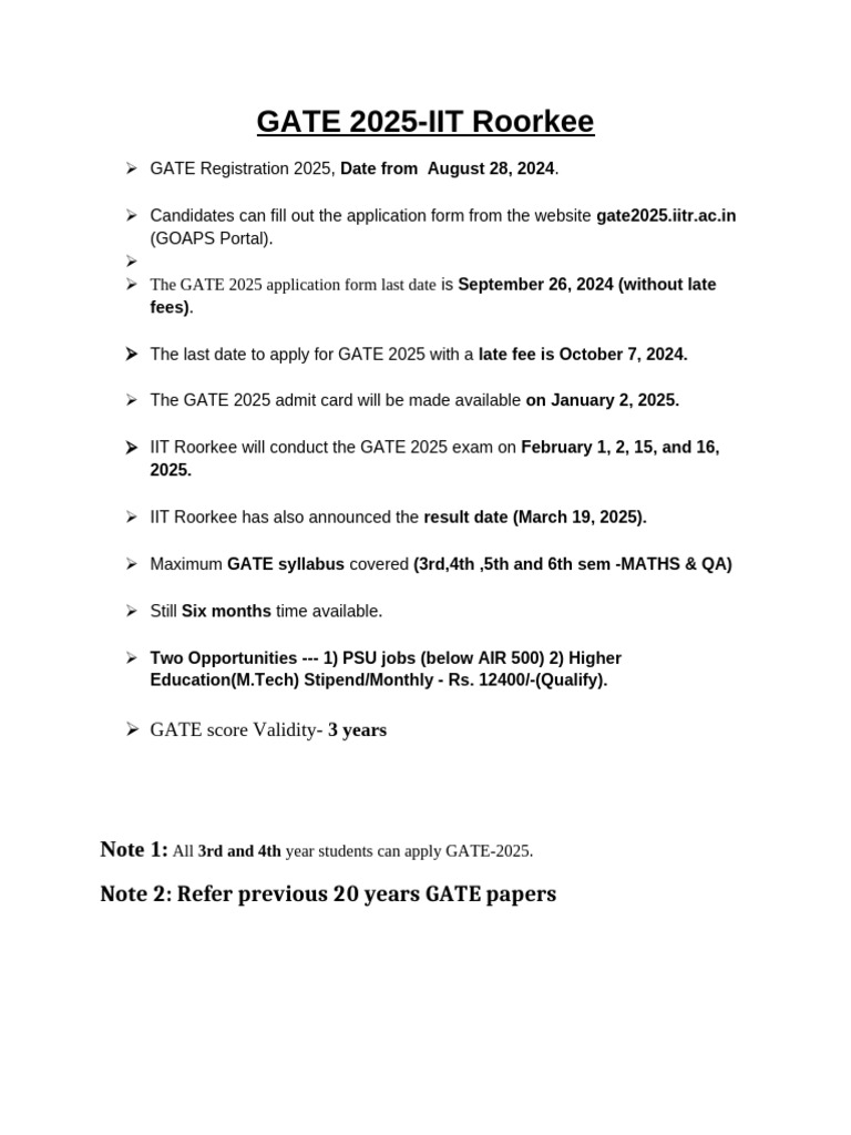 Gate 2025 New | PDF