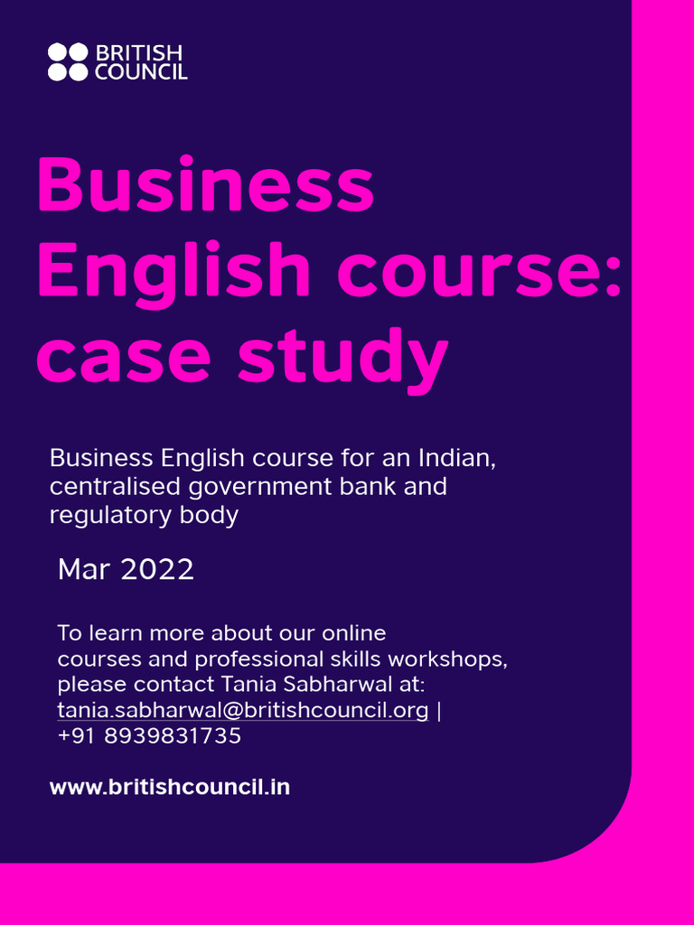 business-english-course-for-an-indian-centralised-government-bank-and