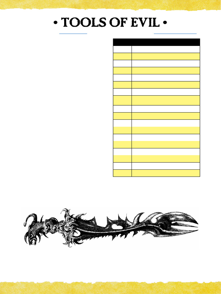 WQ'95 - Tools of Evil | PDF