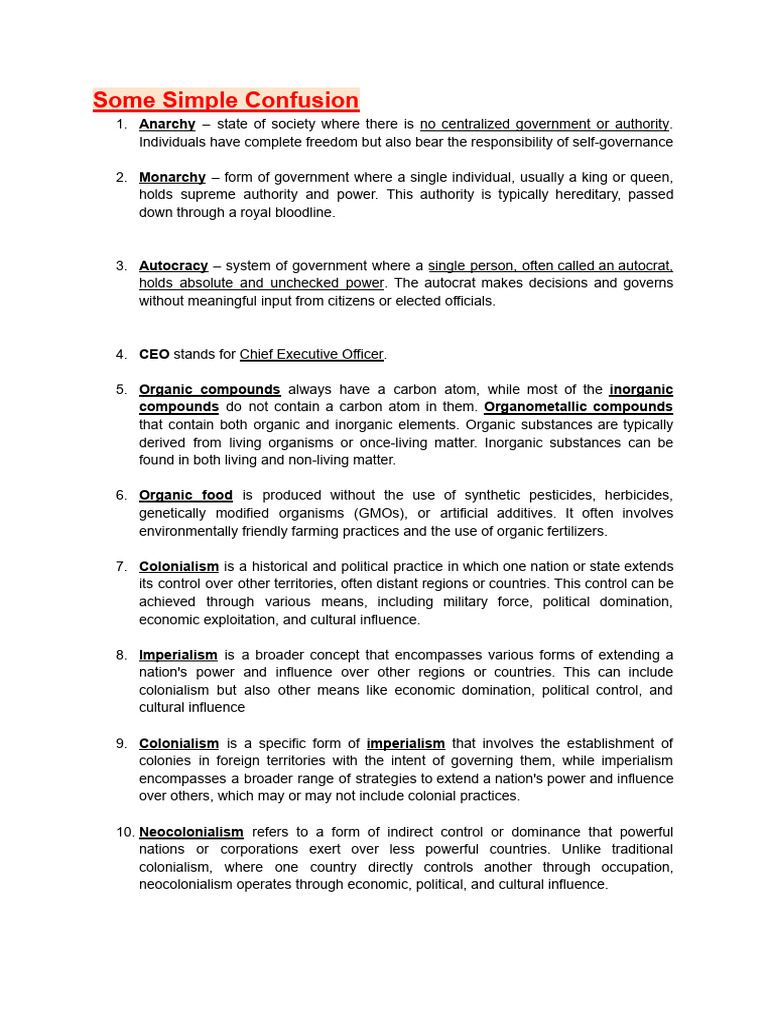Some Simple Questions | PDF