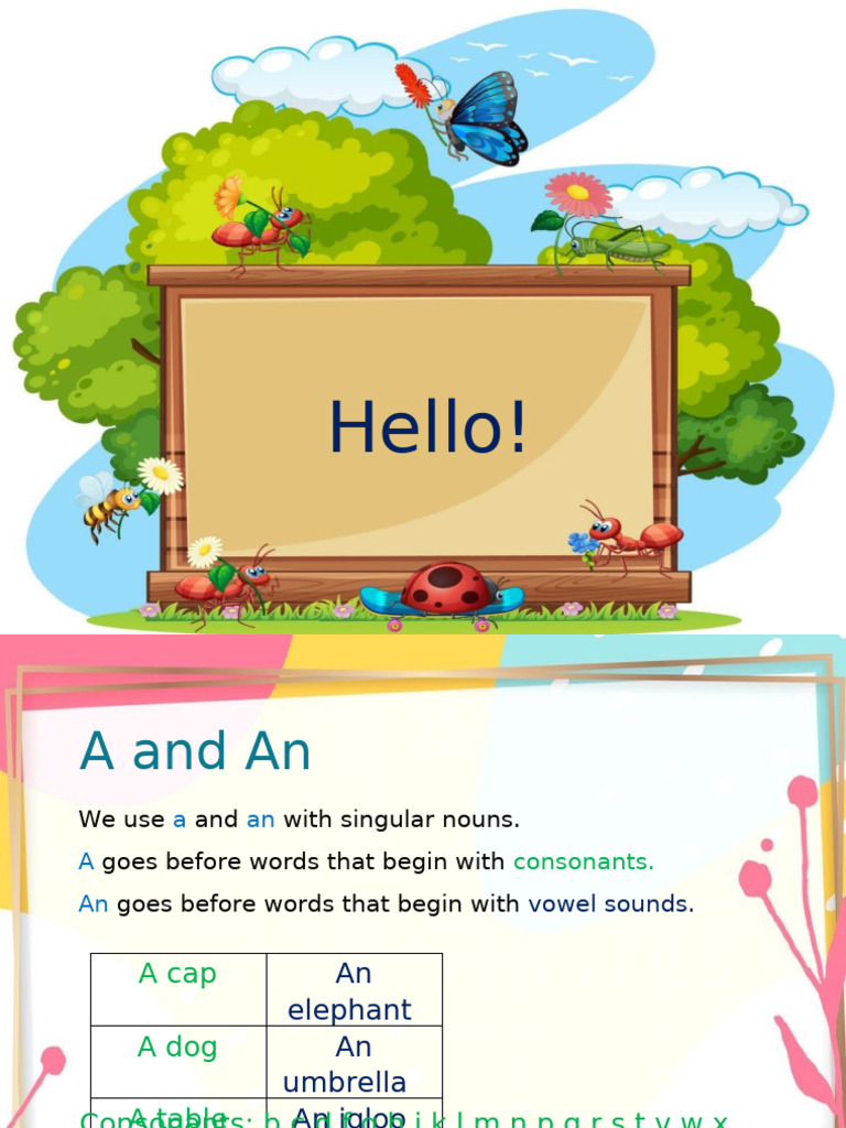 A and An | PDF