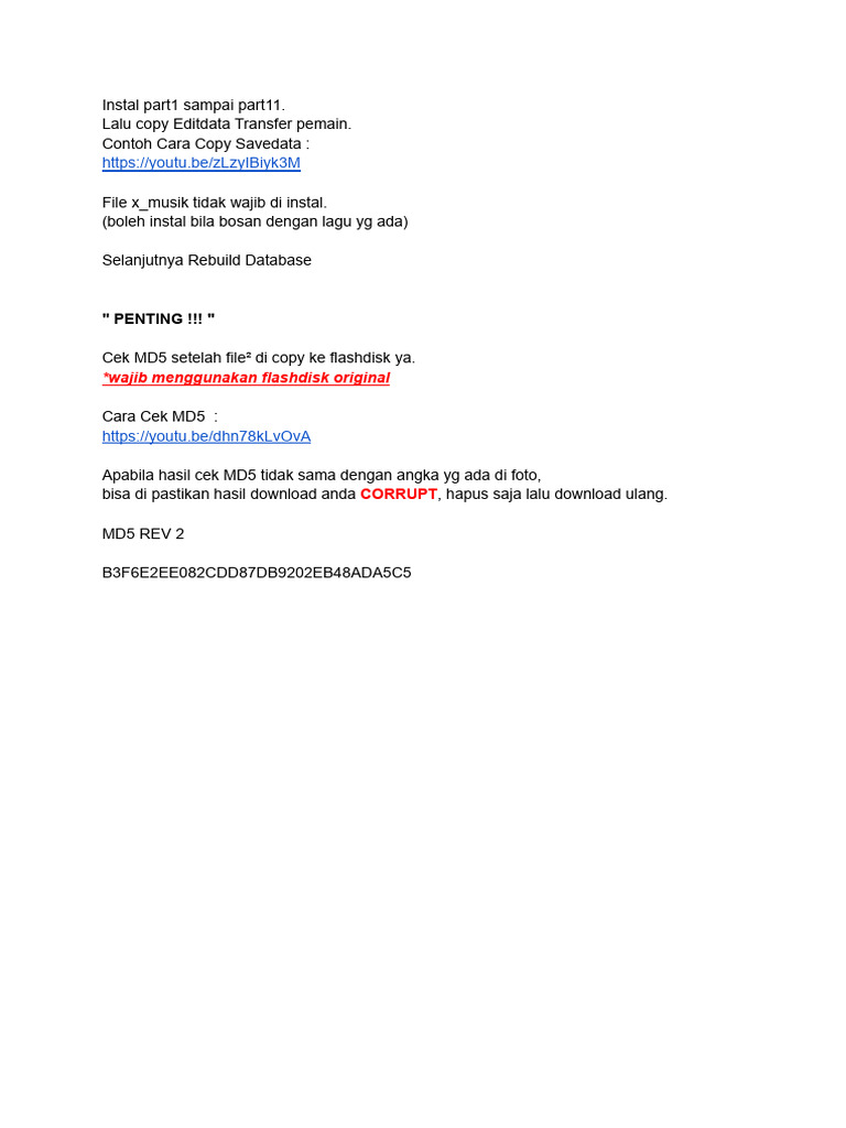 Cara install pdf