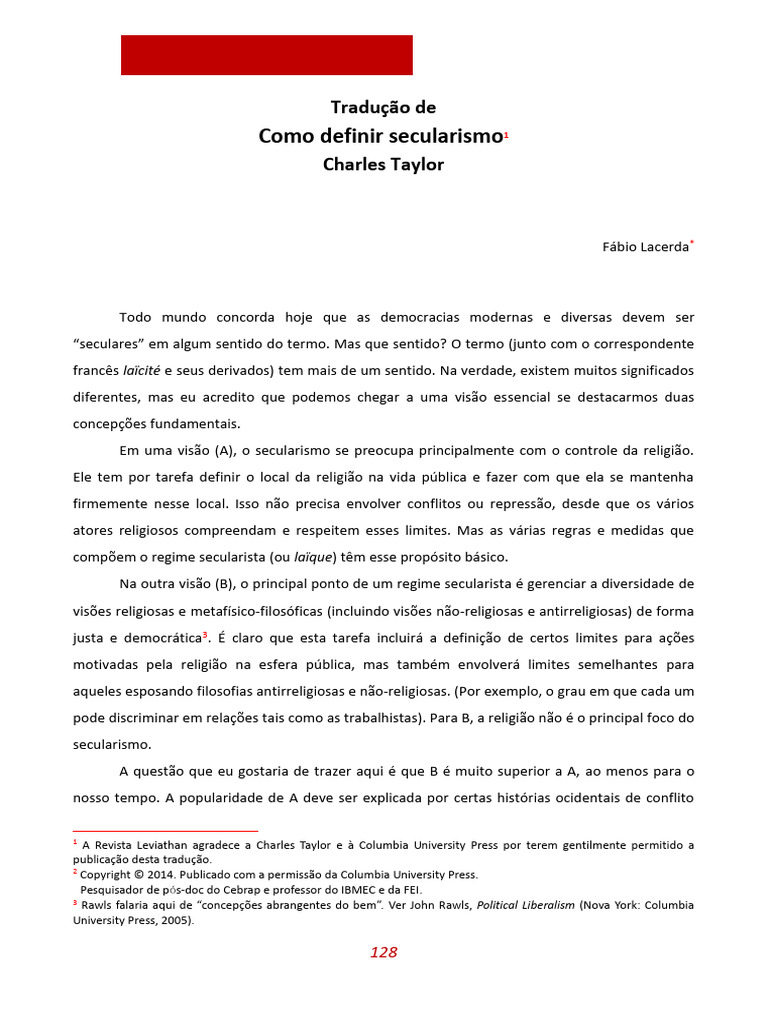 Secularismo | PDF