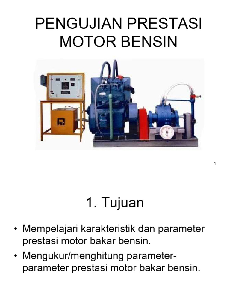 4 Pengujian Motor Bensin-STTM | PDF