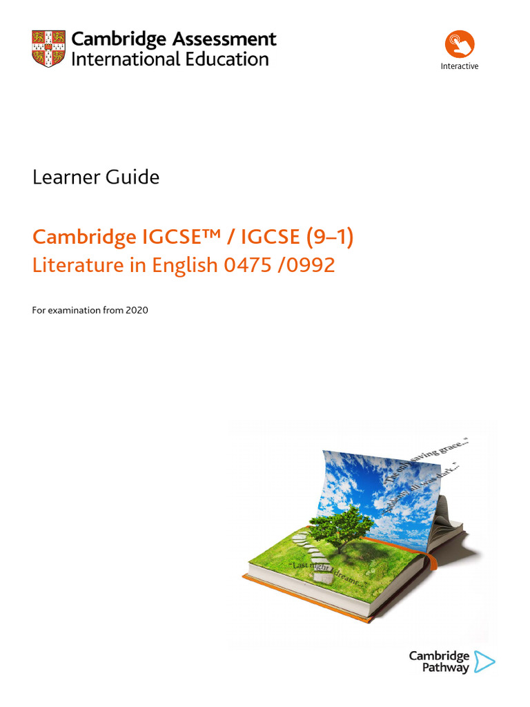 Learner Guide (Literature) | PDF