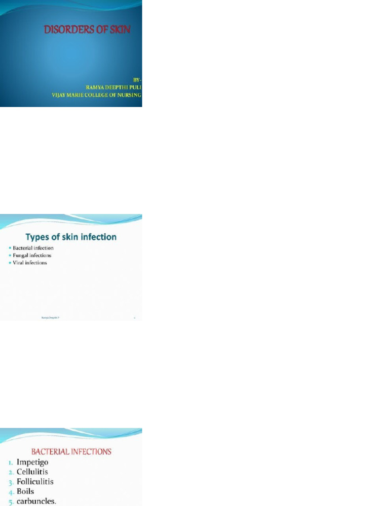 Common Skin Infection in Child | PDF
