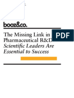 Scientific Leadership Booz the Missing Link