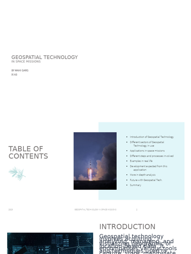 Geospatial PPT 1 | PDF