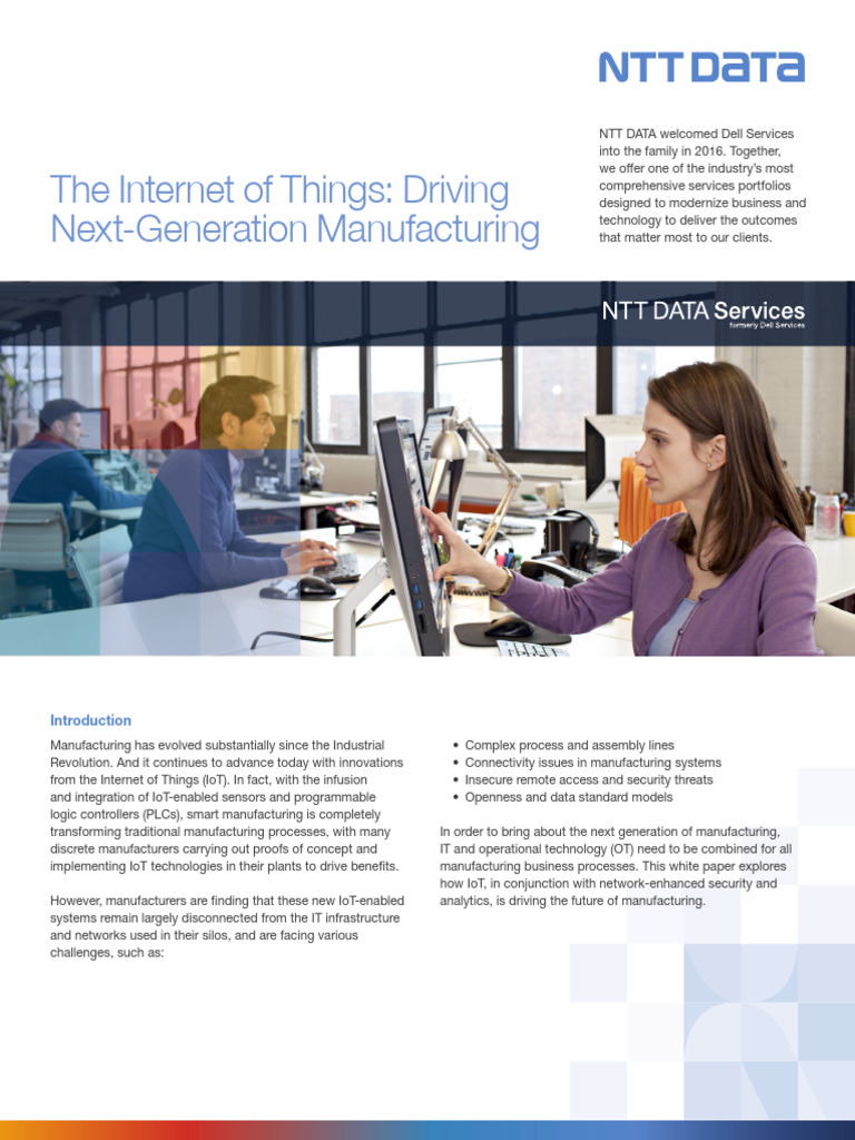 Digital Iot MFG Next Gen Manufacturing Whitepaper | PDF