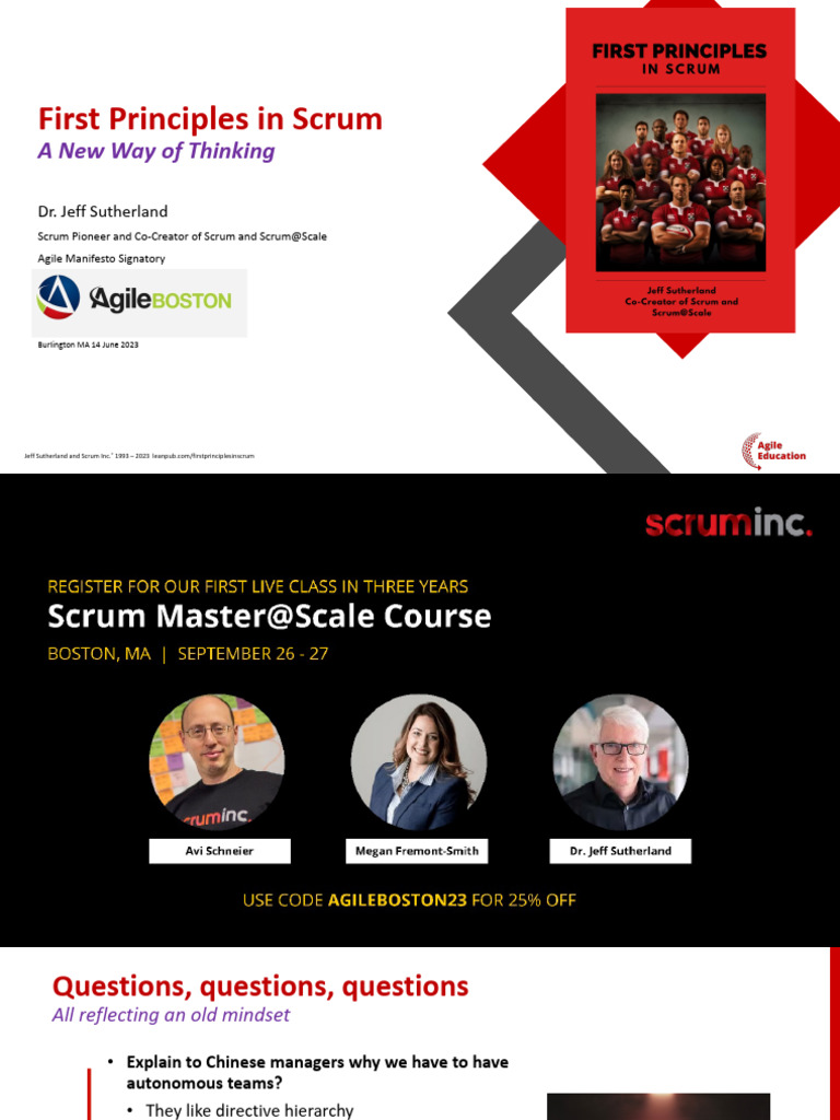 First Principles Agile Boston | PDF
