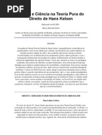 Direito e Ciência Na Teoria Pura Do Direito de Hans Kelsen