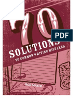 70 Solutions To Common Writing Mistakes