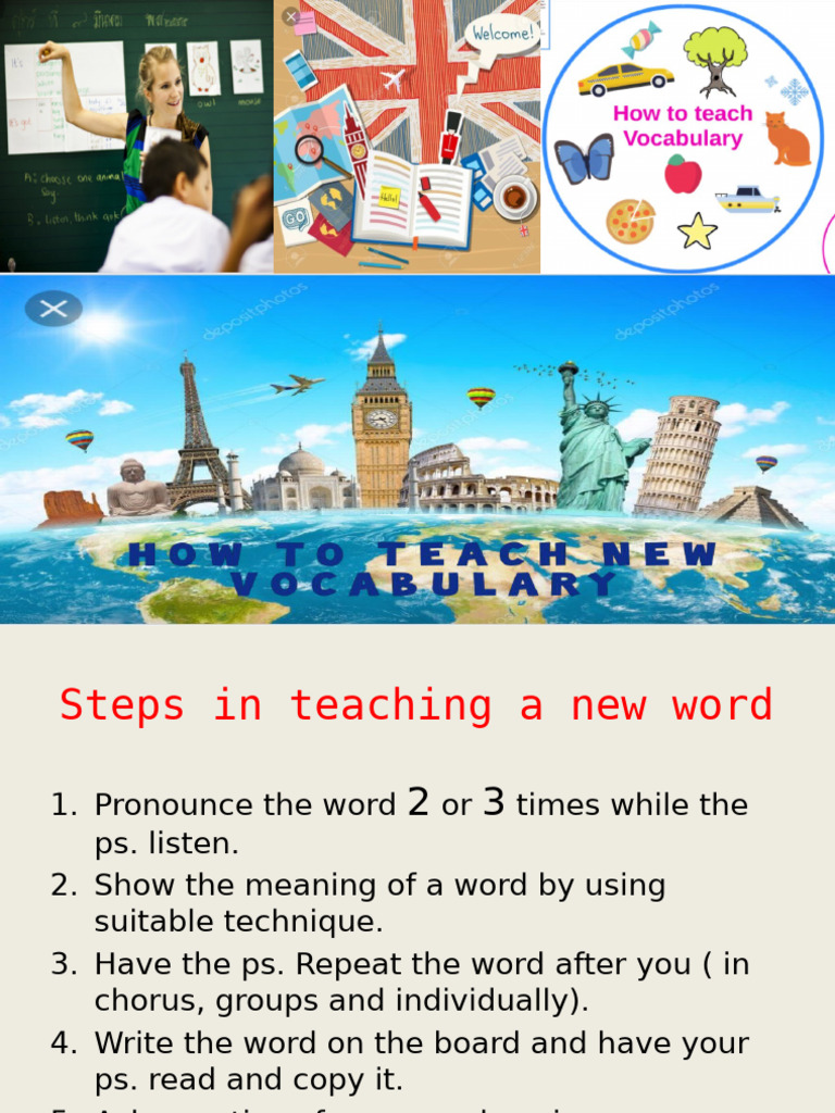 How To Teach New Vocabulary