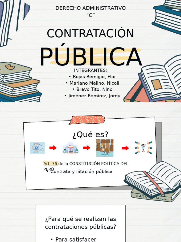 La Contratación Pública | PDF