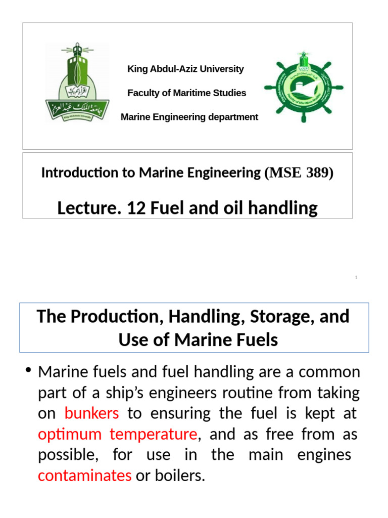 12 - Fuel and Oil Handling 2 | PDF