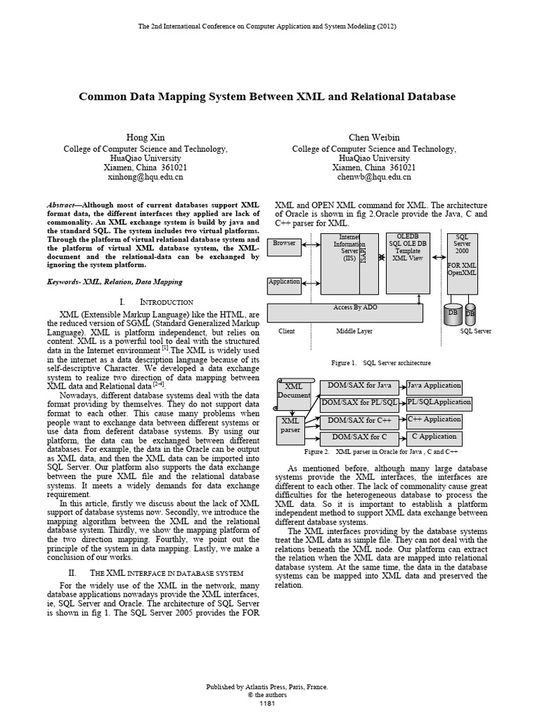 Data Mapping & Exchange | PDF