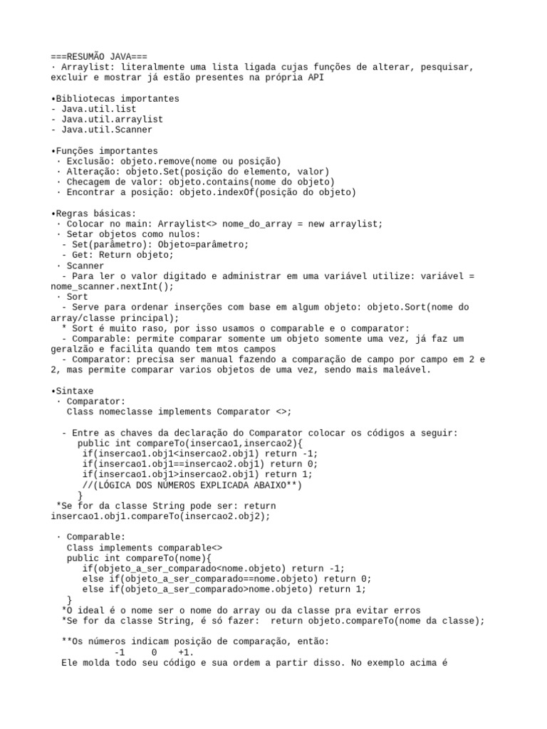 Java resumo pdf
