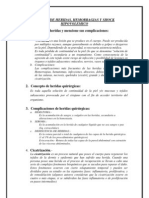 Concepto de Heridas y Mencione Sus Complicaciones