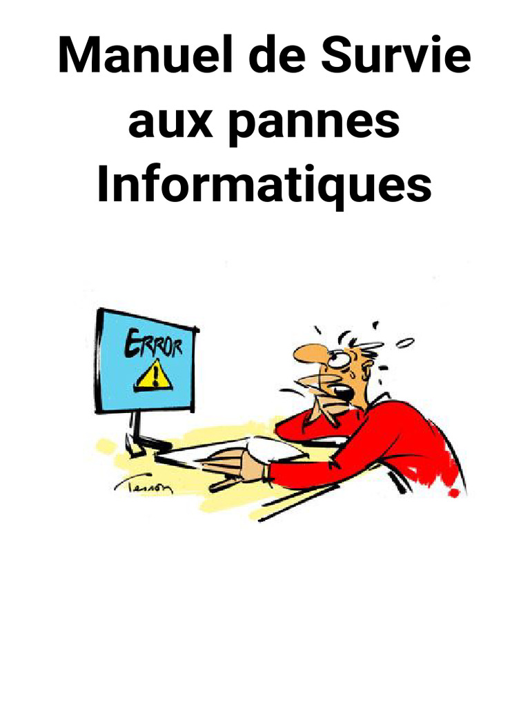 Survie Aux Pannes Informatiques 2019 | PDF