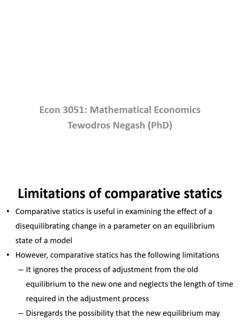 Difference Equations in Economics | PDF | Variable (Mathematics ...
