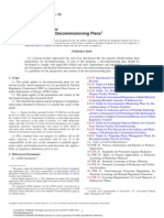 Nuclear Facility Decommissioning Plans: Standard Guide For