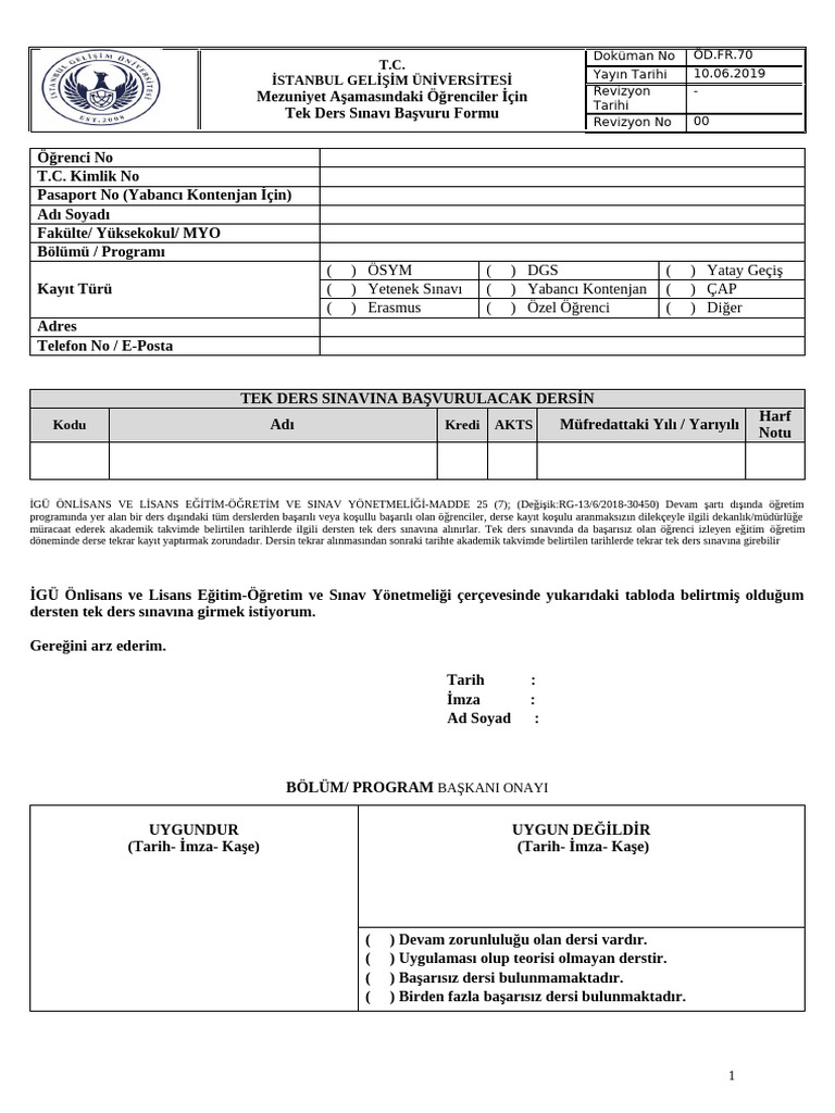 Tek ders sinavi basvuru formu d1bc891fe8c0496ea93cda22fda727bb pdf