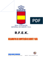 Rfek-reglas de Competicin Kata Kumite 7.1 en Vigor 01.01.2012