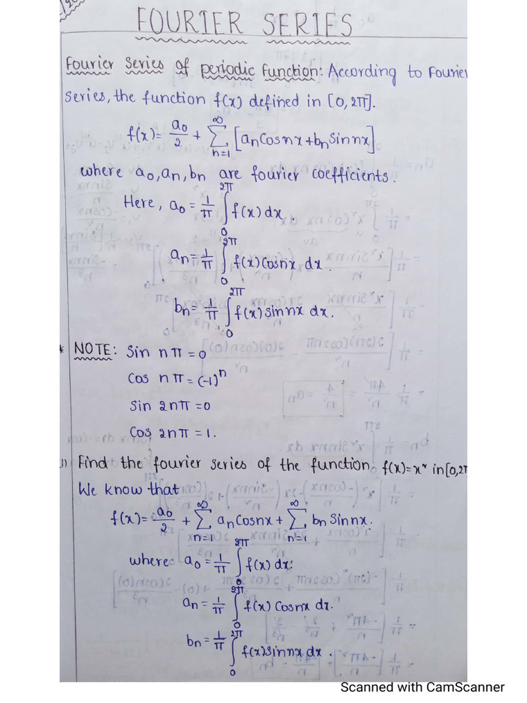 Fourier Series and Fourier Transforms | PDF