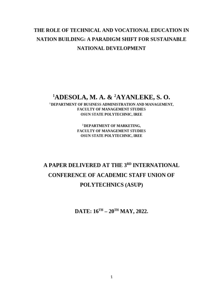 the-role-of-technical-and-vocational-education-in-nation-building-a