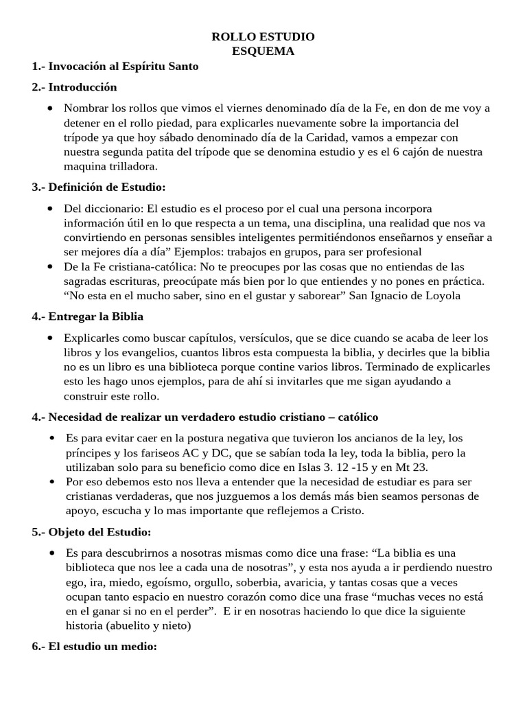 Rollo Estudio | PDF