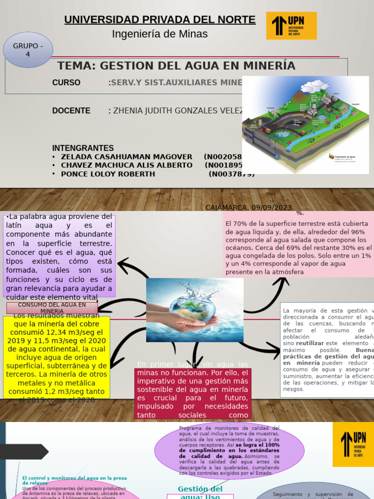 Grupo 04 - Gestion Del Agua en Mineria | PDF