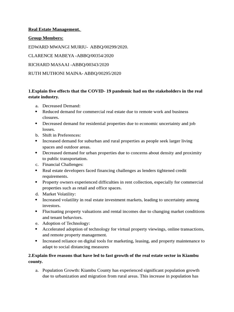 Real estate management pdf