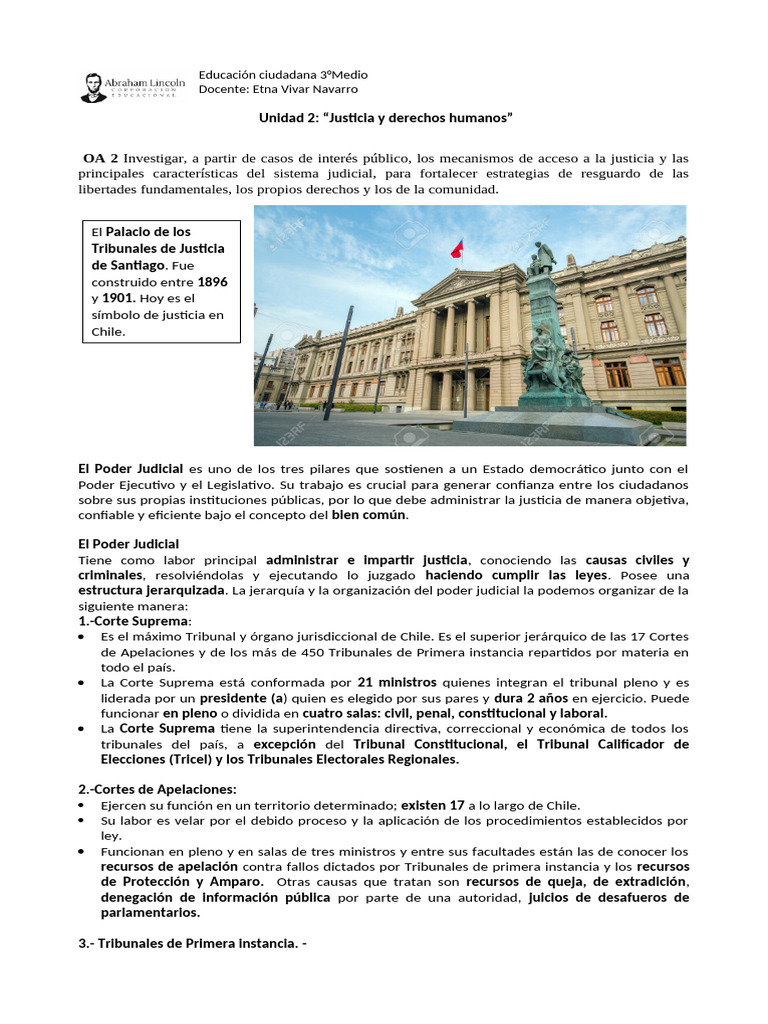 Guia Justicia y Derechos Humanos | PDF