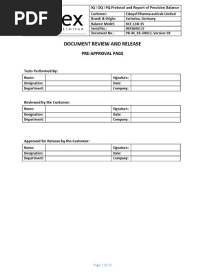 Balance  IQOQPQ Doc  for SKF BCE224i-1S