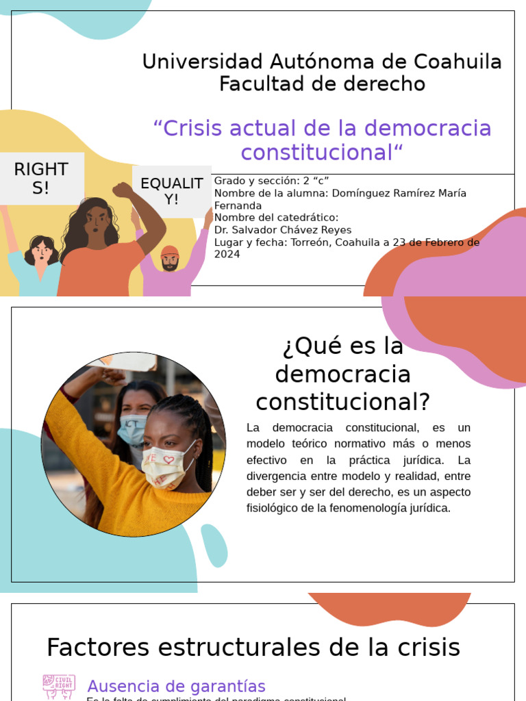 Crisis Actual de La Democracia Constitucional | PDF