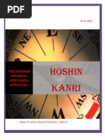 EDWIN MESCCO CÁCERES HOSHIN KANRI