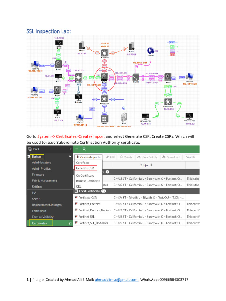 63-SSL Inspection Lab | PDF